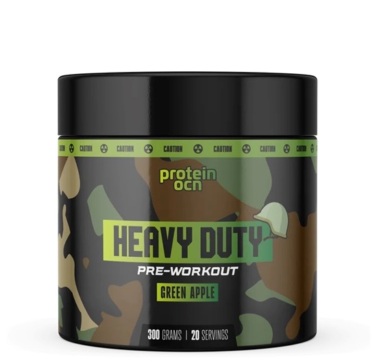 Protein Ocean Heavy Duty Pre-Workout Yeşil Elma 300 Gr Görseli