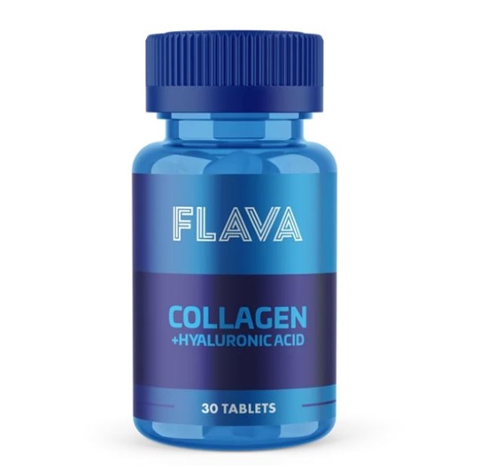 Flava Collagen +Hyaluronic Acid 30 Tablet Görseli