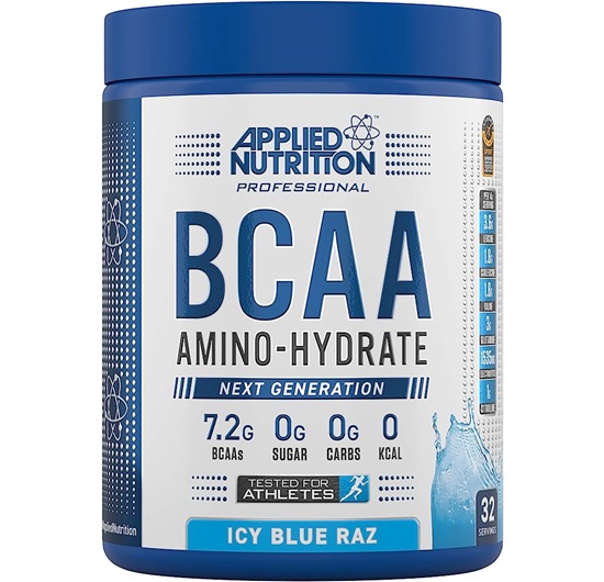 Applied Nutrition Bcaa Amino Hydrate Icy Blue Raz 450 Gr Görseli