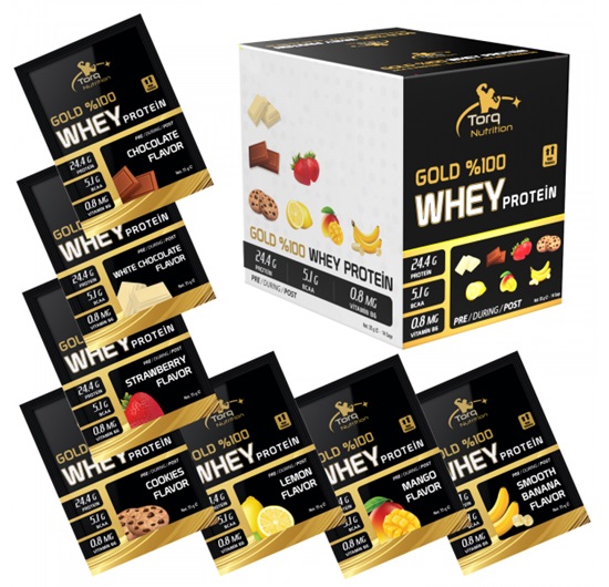 Torq Nutrition Gold %100 Whey Protein 35 Gr x 14 Saşe Mix Görseli