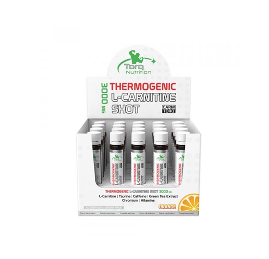 Torq Nutrition Thermogenic L-Carnitine Shot 3000 MG 20 Adet Görseli