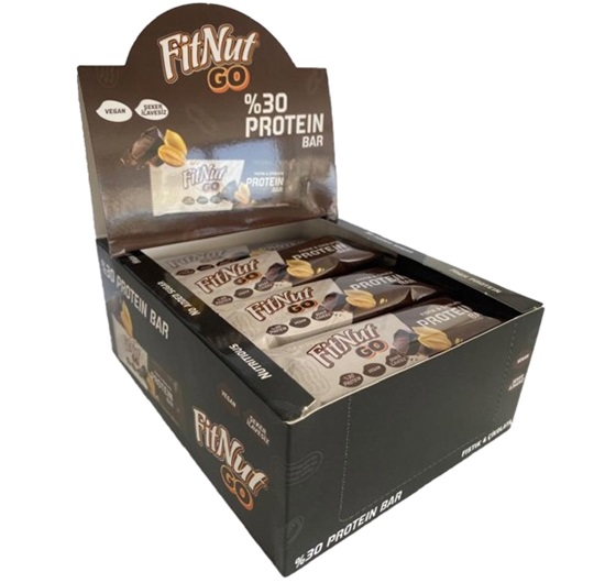 Fitnut Go Bar Fıstık &amp; Çikolata 24 Adet Görseli