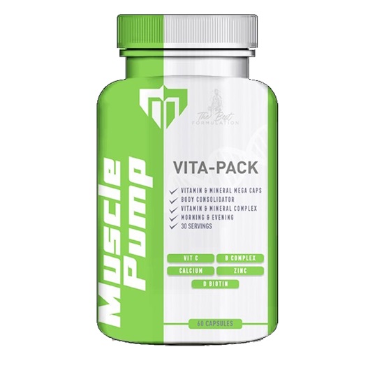 Muscle Pump Vita-Pack Vitamin Mineral 60 Kapsül Görseli