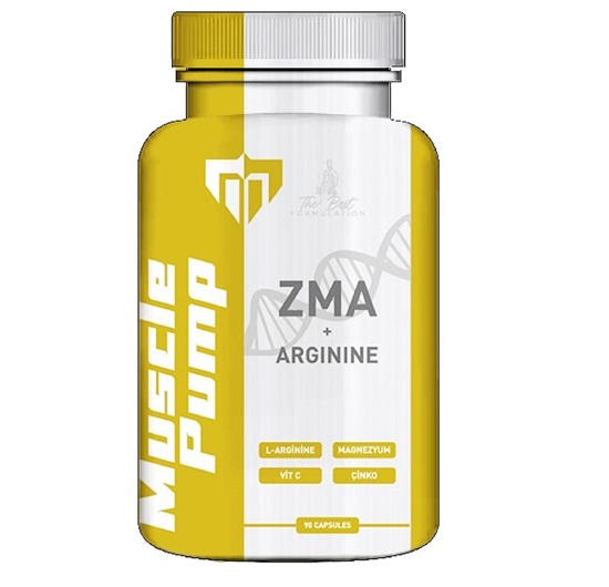 Muscle Pump ZMA+ARGİNİNE 90 Kapsül Görseli