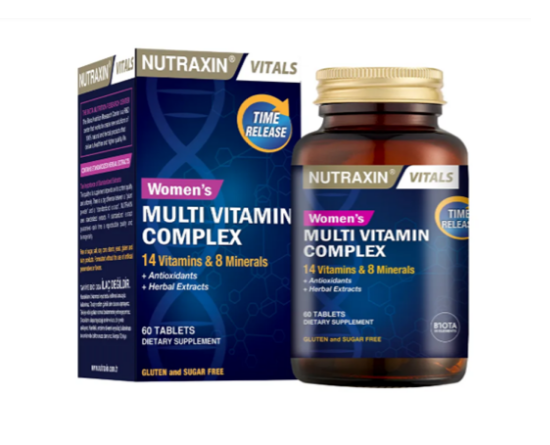 Nutraxin Women's Multi Vitamin Complex 60 Tablet Görseli