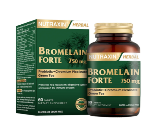 Nutraxin Bromelain Forte 60 Tablet Görseli