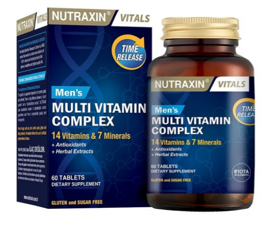Nutraxin Men's Multi Vitamin Complex 60 Tablet Görseli