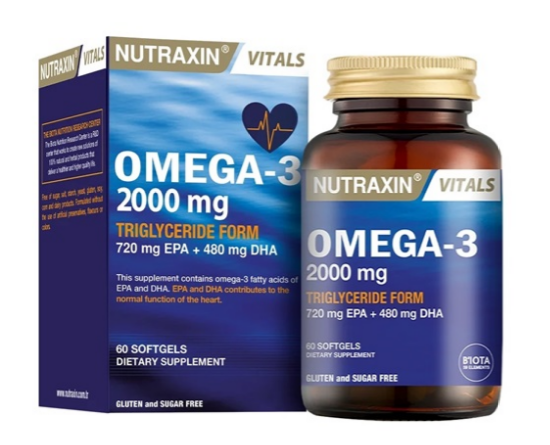 Nutraxin Omega-3 2000 Mg 60 Kapsül Görseli