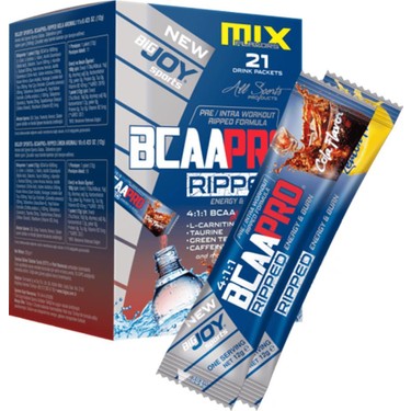 Big Joy Bcaa Pro Ripped Go! 21 Drink Packets Görseli