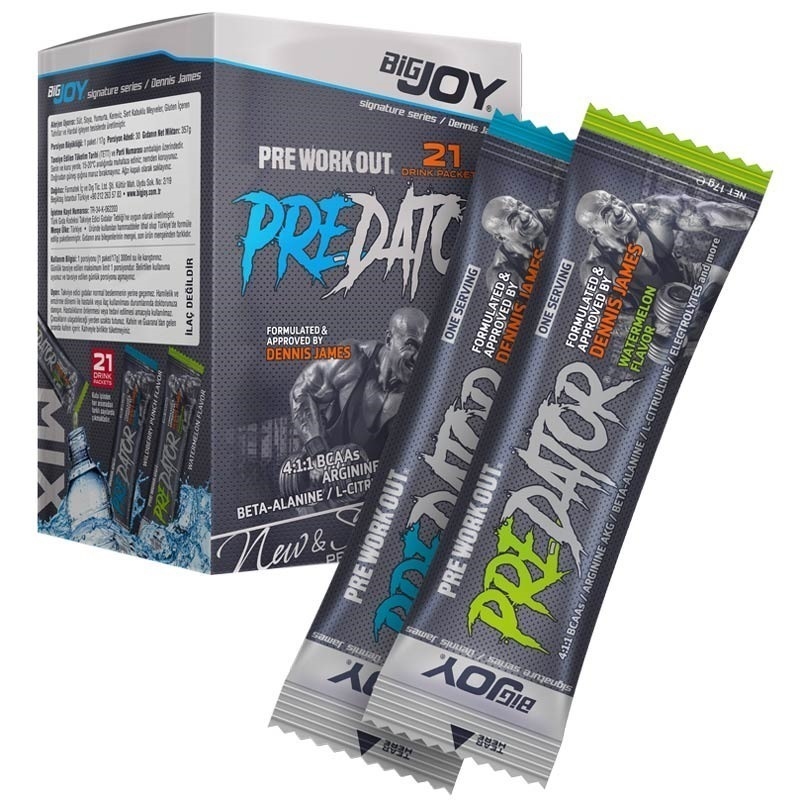 Big Joy Pre-Dator Go 21 Drink Packets Görseli