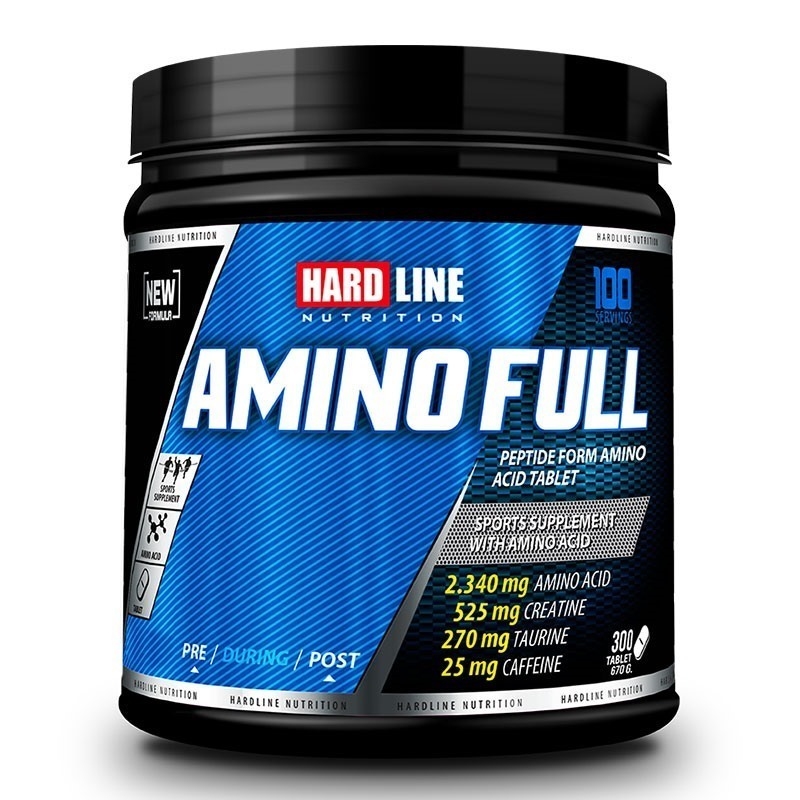Hardline Amino Full 300 Tablet Görseli