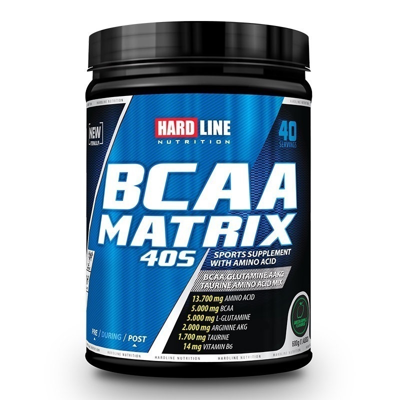Hardline BCAA Matrix 40S 600 Gr Görseli