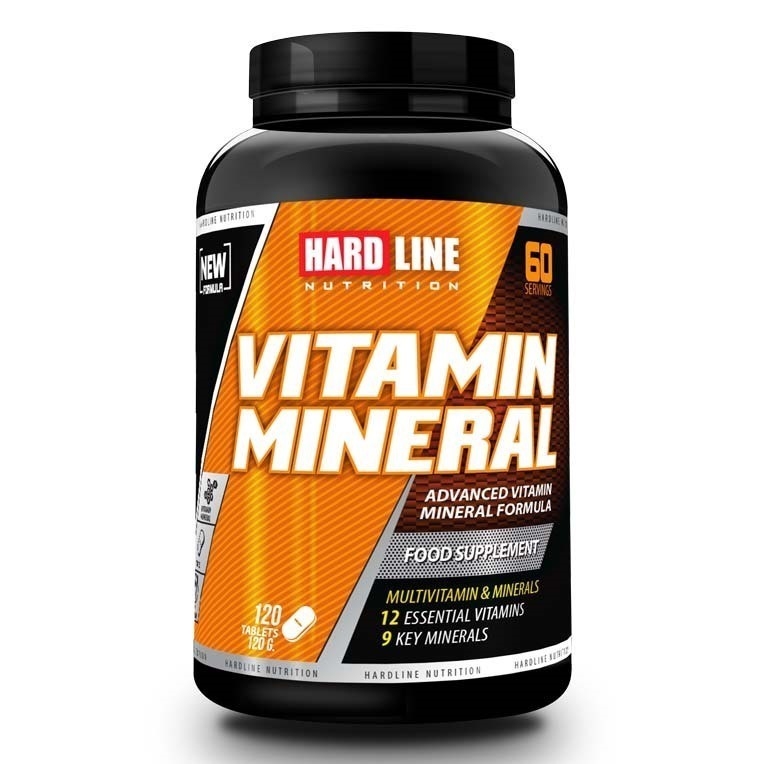 Hardline Vitamin Mineral 120 Tablet Görseli