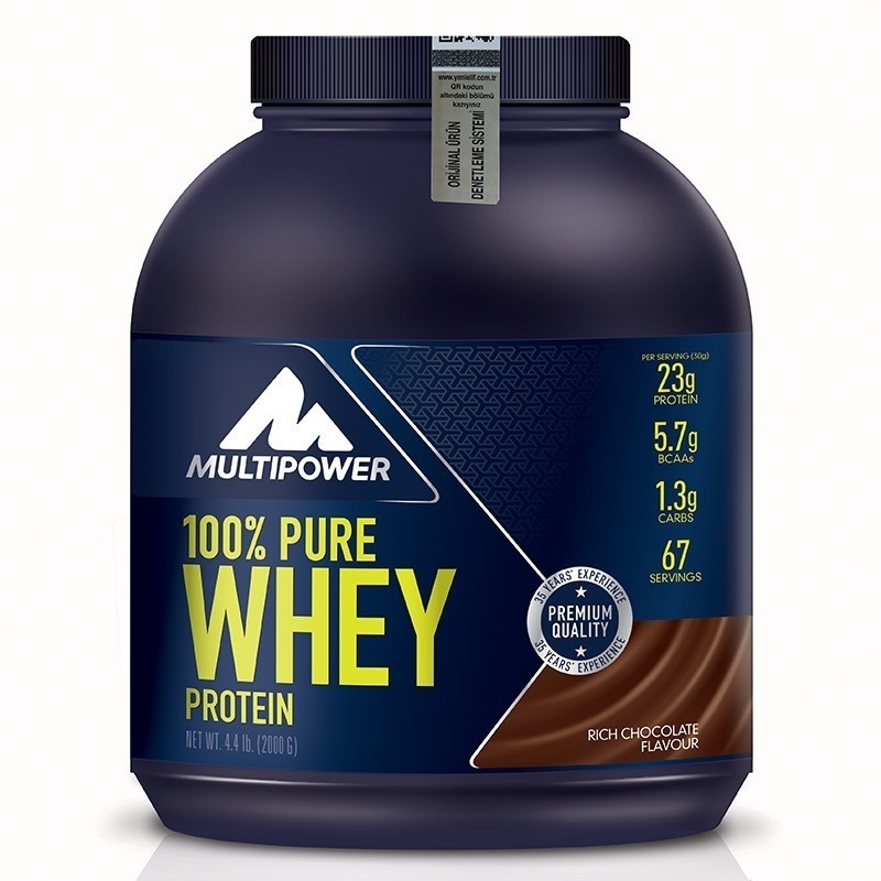 Multipower %100 Pure Whey Protein 2000 Gr Görseli