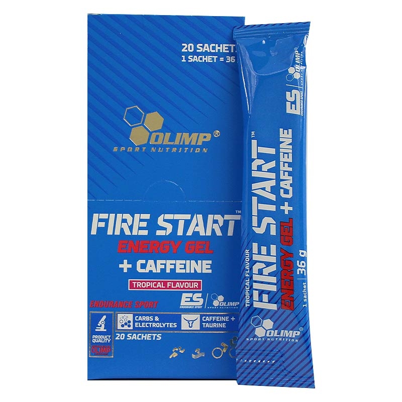 Olimp Fire Start Energy Gel+ Caffeine 20 Adet Görseli