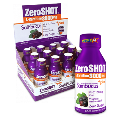 Zero Shot L-Carnitine + Sambucus 3000 Mg 60 Ml X 12 Ampul Görseli